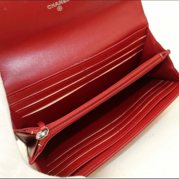 Authentic Chanel Camellia Long Wallet - Picture 7 of 12